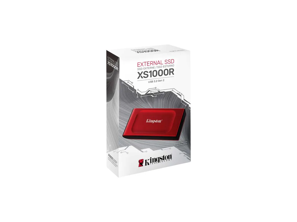 Kingston SSD 1TB External XS1000R Red - slika 3