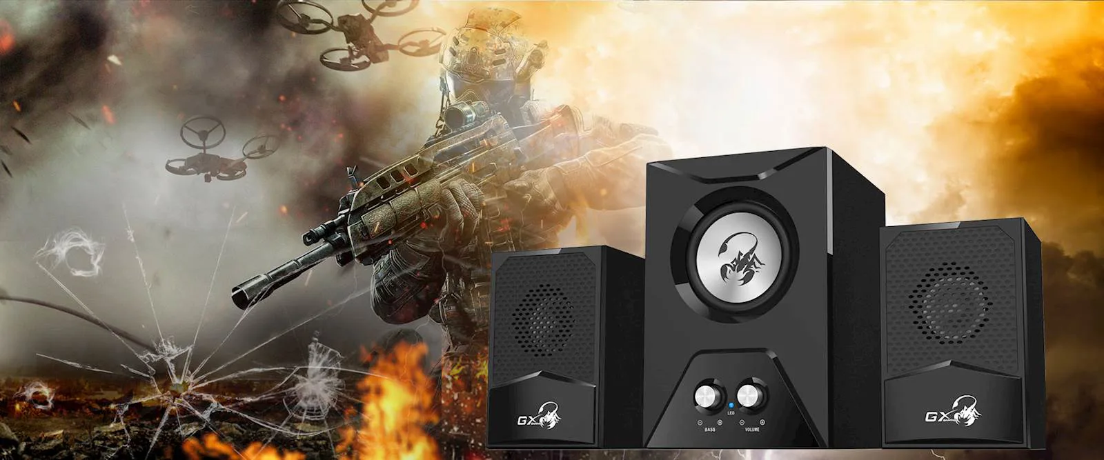 ZVUČNICI GENIUS SW-G2.1 500 Gaming - slika 3