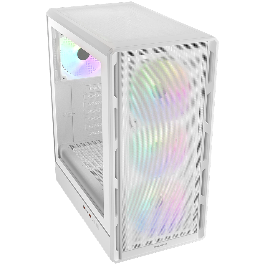 COUGAR AIRFACE PURE RGB PC Case, Mid Tower, White - slika 3