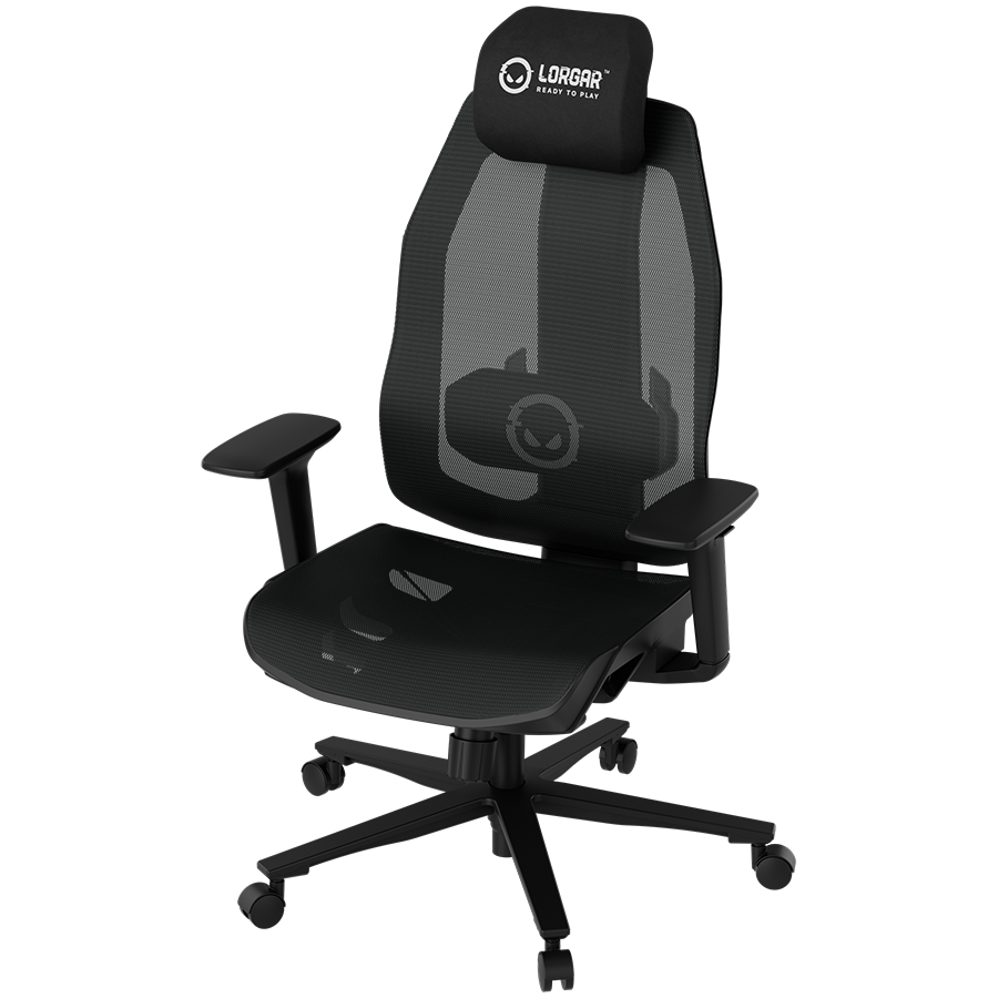 LORGAR CHP51 Mesh Gaming Chair Pro Multi-adjastable Black/White - slika 5