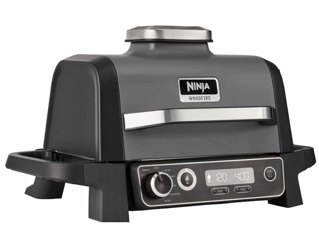 Ninja elektricni rostilj7 funkcija, tezina 10,18 kg.Woodfire tehnologija, do 75% manje masti - slika 2