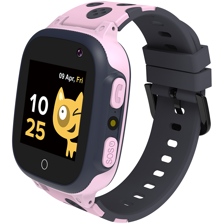CANYON Sandy KW-34, Kids smartwatch, 1.44 inch colorful screen, GPS function, Nano SIM card, 32+32MB, GSM(850/900/1800/1900MHz), 400mAh battery, compatibility with iOS and android, Pink, host: 52.9*40 - slika 3
