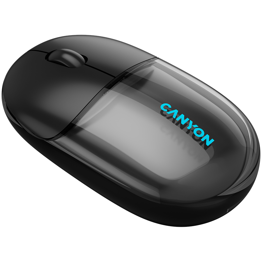 CANYON mouse OnClick 24 BT/ Wireless Transparent/Black - slika 3