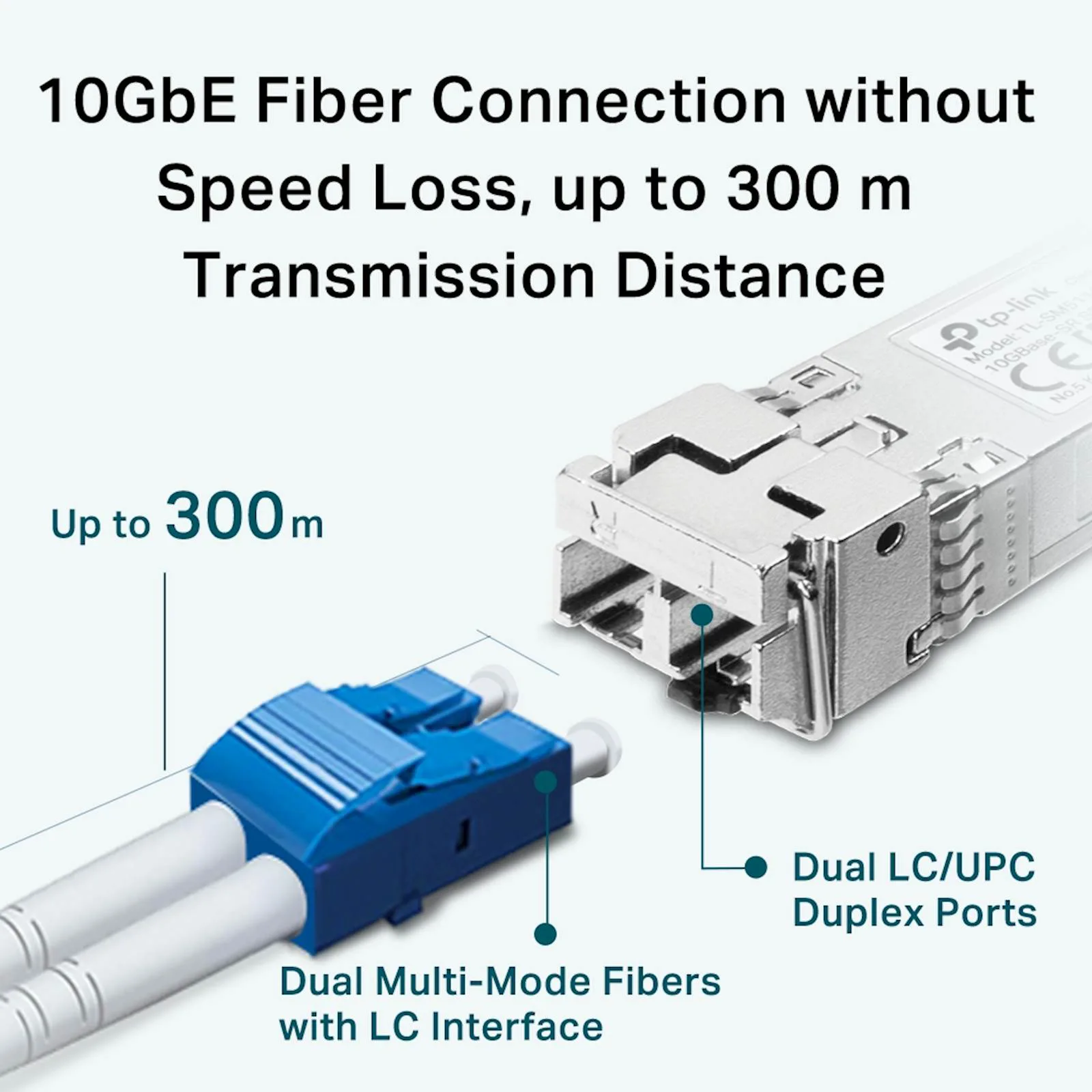 Transceiver 10GBase-SR SFP+ LC Omada TP-Link TL-SM5110-SR - slika 5