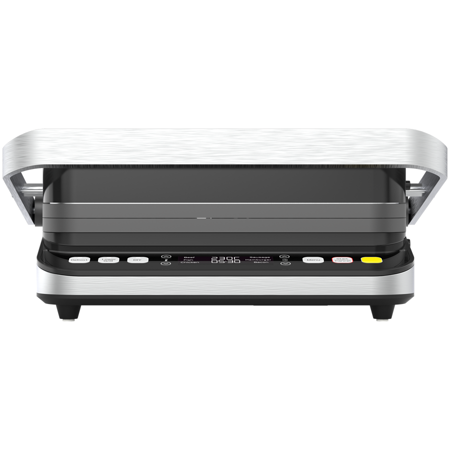 AENO ''Electric Grill EG5: 2000W, 2 heating modes - Lower Grill, Both Grills, 6 preset programs, Defrost, Max opening angle -180°, Temperature regulation, Timer, Removable double-sided plates, Plate s - slika 4