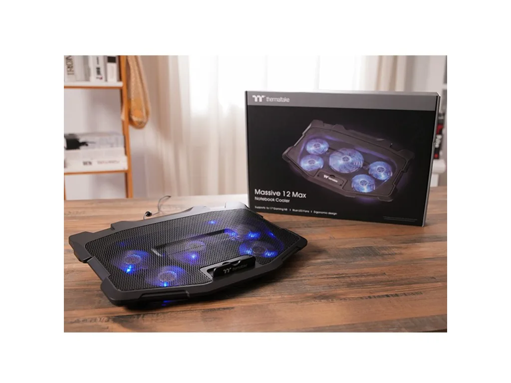 Thermaltake Massive 12 Max stalak za laptope, do 17" notebook cooler - slika 4