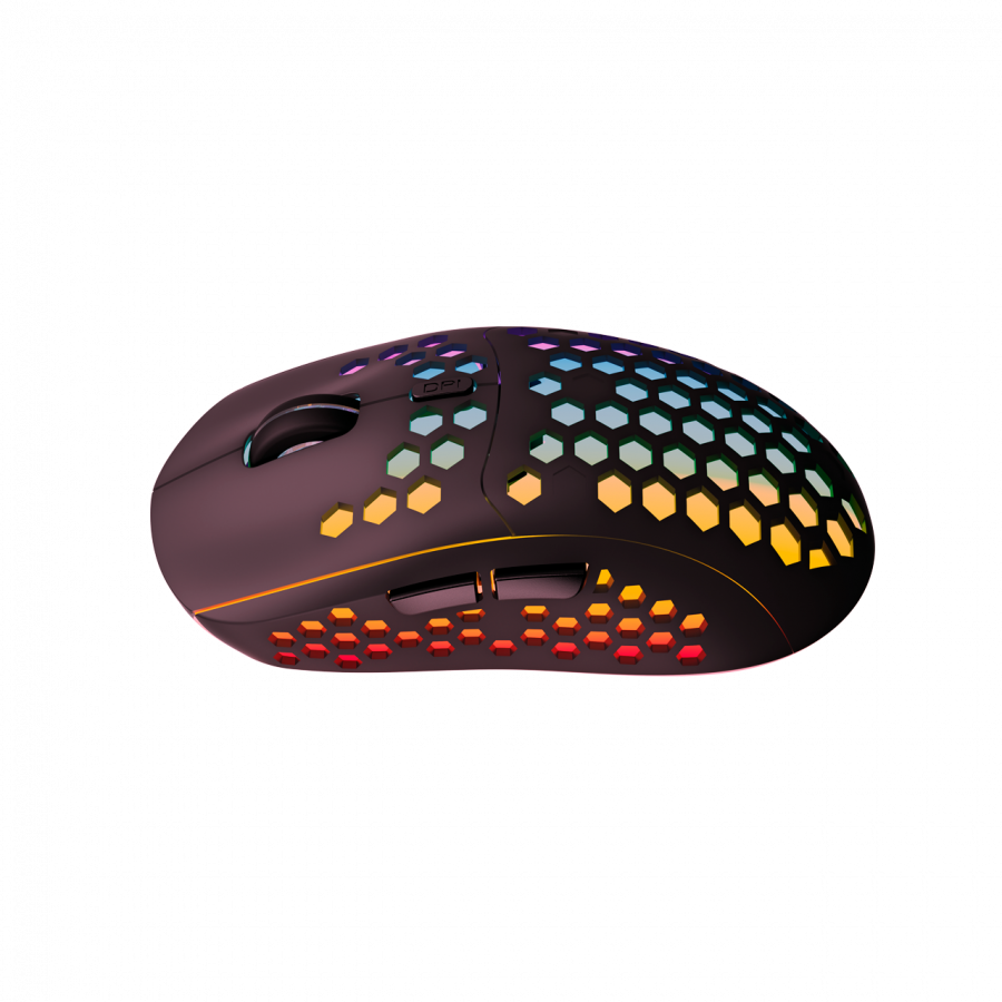 Canyon 7keys Gaming 2.4G wireless mouse, KA8 sensor, DPI up to 1600, rubber coating on panel, Huano 1million switch, 45cm PVC cable, ABS material. 400mAh battery, size: 125.8*63.7*41mm, weight: 95g, B - slika 5