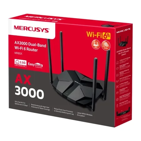 Mercusys MR85X AX3000 WiFi 6 Router Dual Band - slika 4