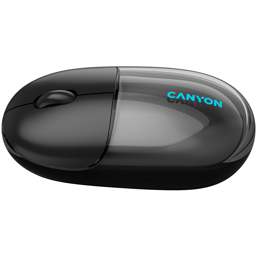 CANYON mouse OnClick 24 BT/ Wireless Transparent/Black - slika 4