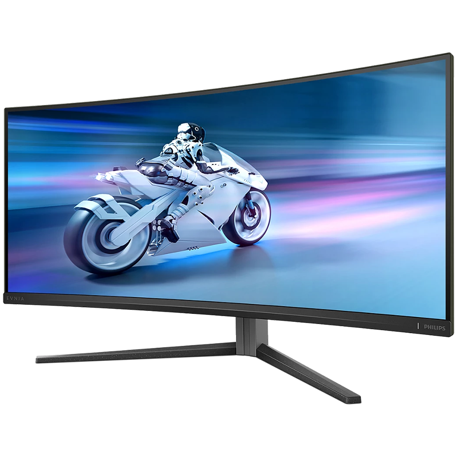 Philips Monitor Evnia 34M2C6500/00 34'' QD-OLED, 21:9, 3440x1440 (UltraWide QHD), 175Hz, 0.03ms, 250 cd/m² (SDR), 1000 cd/m² (HDR), 1,000,000:1, 2x HDMI 2.0, DisplayPort 1.4, 4x USB 3.2, Dark Slate De - slika 2