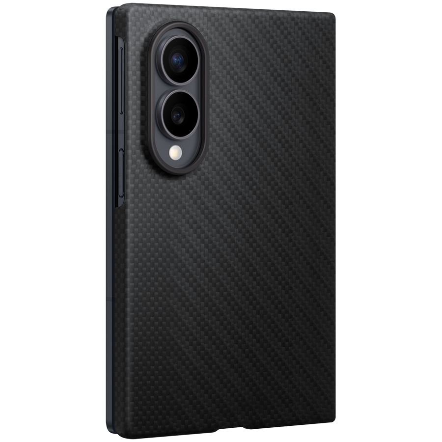Samsung Galaxy Fold8 Carbon Magnet Case Black - slika 3