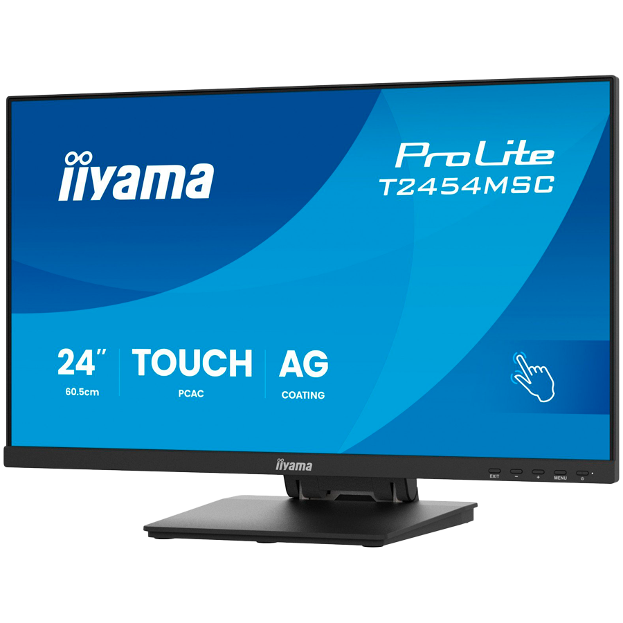 IIYAMA Monitor Touch T2454MSC-B3AG 24" InCell PCAP 10pt touchscreen monitor featuring IPS panel technology, Anti-Glare coating and a flexible stand - slika 3
