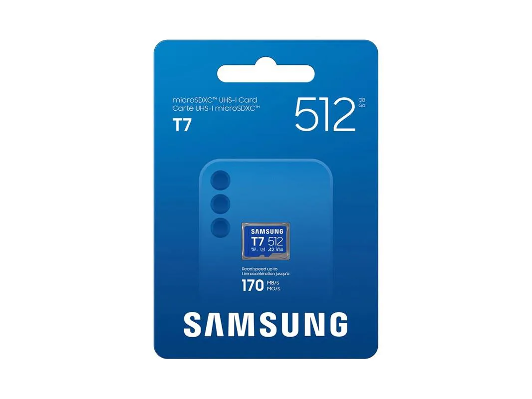 Samsung Micro SD 512GB T7Up to 170MBs - slika 2