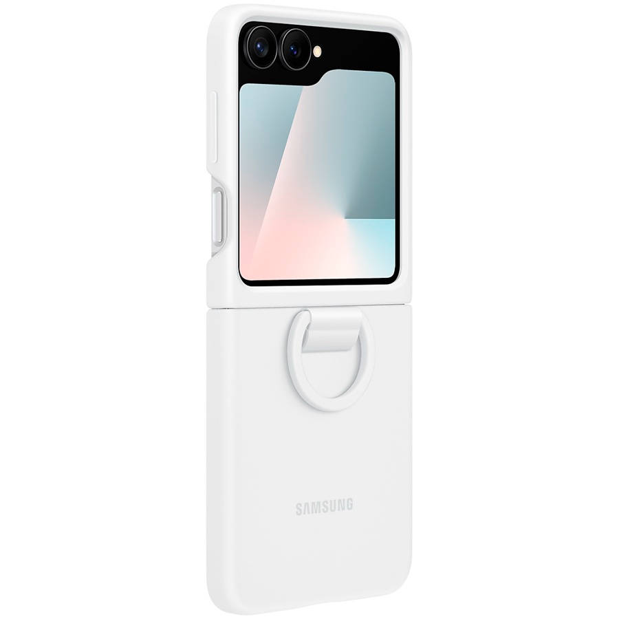 SAMSUNG Galaxy Z Flip6 / Flip7 FE Silicone Case White - slika 4