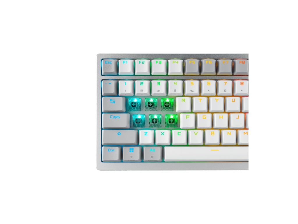 Asus ROG AZOTH WHITE, Wireless tastatatura, - slika 6