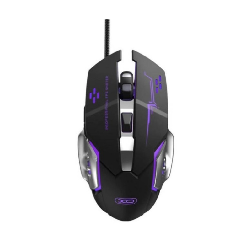 XO M10 Gaming Mechanical 6 Button mis Blac-Silver - slika 2