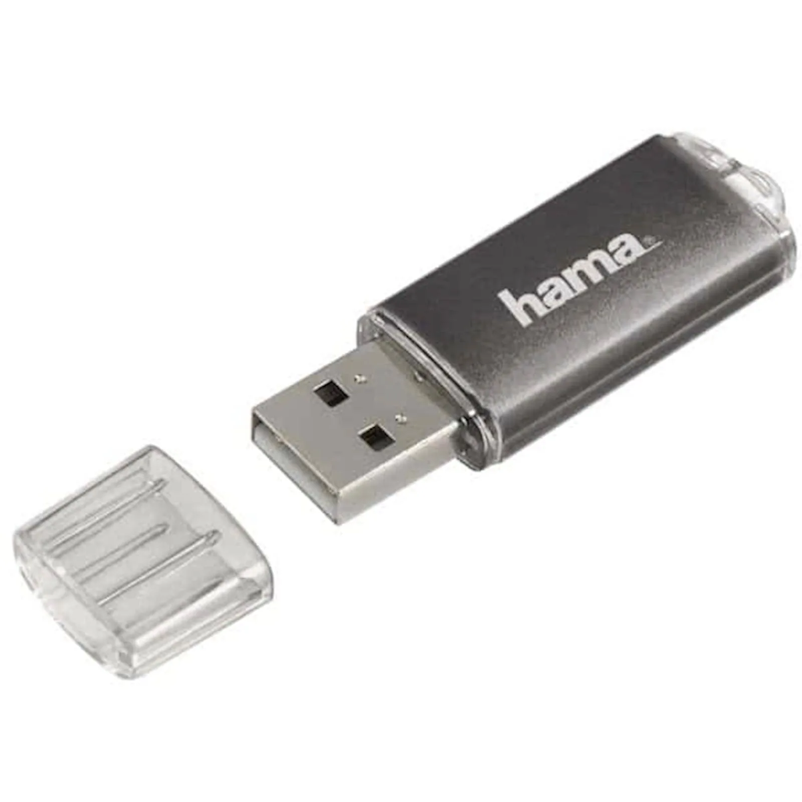 USB HAMA LAETA  2.0 16GB, 10MB/s, sivi - slika 2