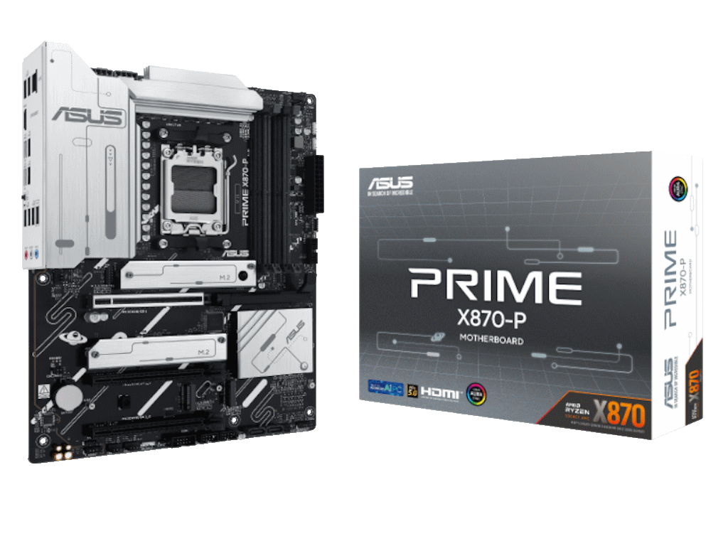 ASUS MB PRIME X870-PX870, AM5; 4xDDR54x M.2; 2x SATA,HDMI,10x USB, RAID,ATX - slika 2