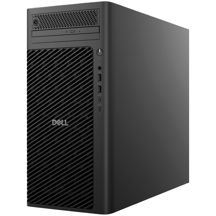 Dell Pro Max Tower, Intel Core Ultra 9 285, 32GB (2x16GB) DDR5, M.2 1TB PCIe, Intel Int GPU, Front2x USB 3.2, 2x USB C 3.2, SD reader, Back 2x USB 2.0, 2x USB 3.2, 1x USB C 3.2, RJ45, 2x DP, USB KB/Mo - slika 3