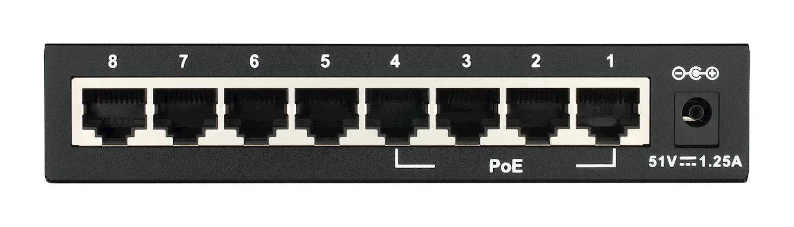 Switch DLINK 8-Port PoE Fast Ethernet Unmnged Desktop - slika 3