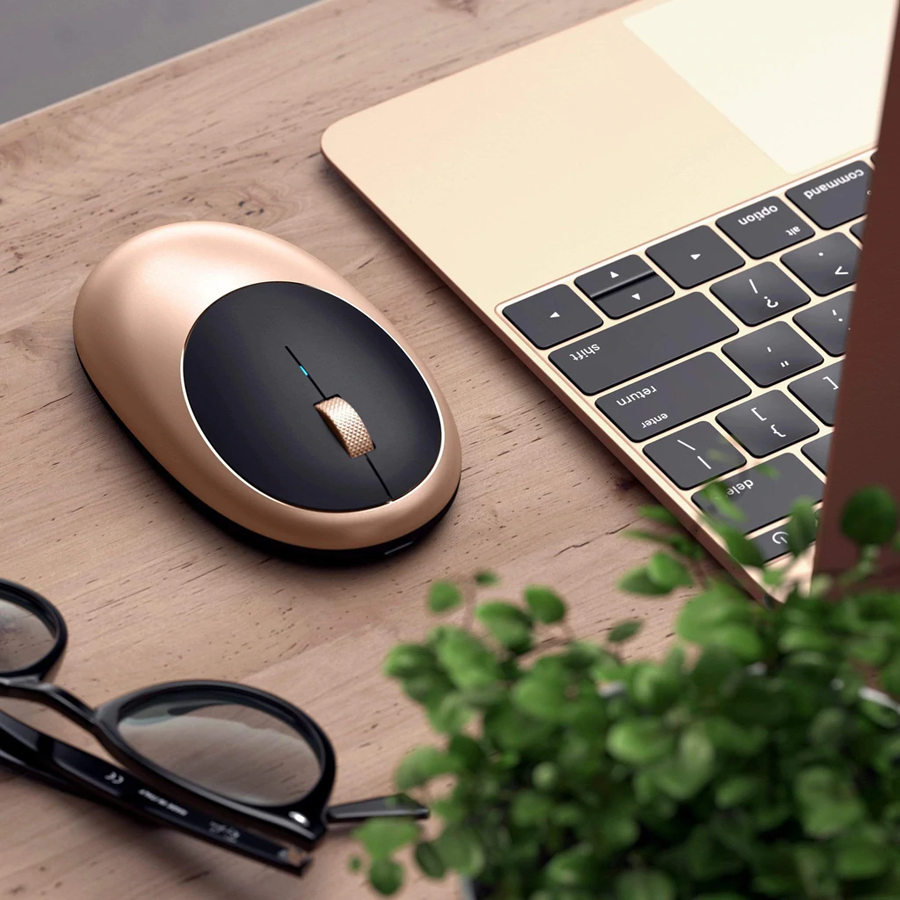 SATECHI M1 Bluetooth Wireless Mouse - Gold - slika 5