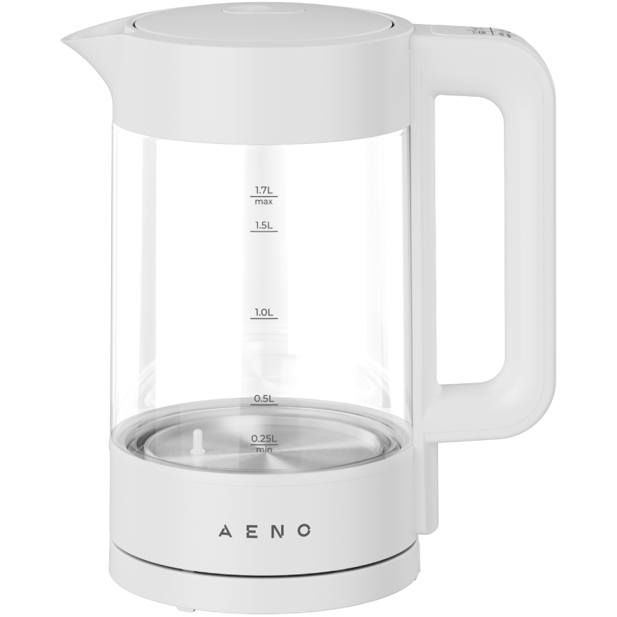 Electric Kettle, white, 220-240V, 1850-2200W, 1.7L, Keep warm 30 min, 40,60,80,90,100, console in Handle - slika 2