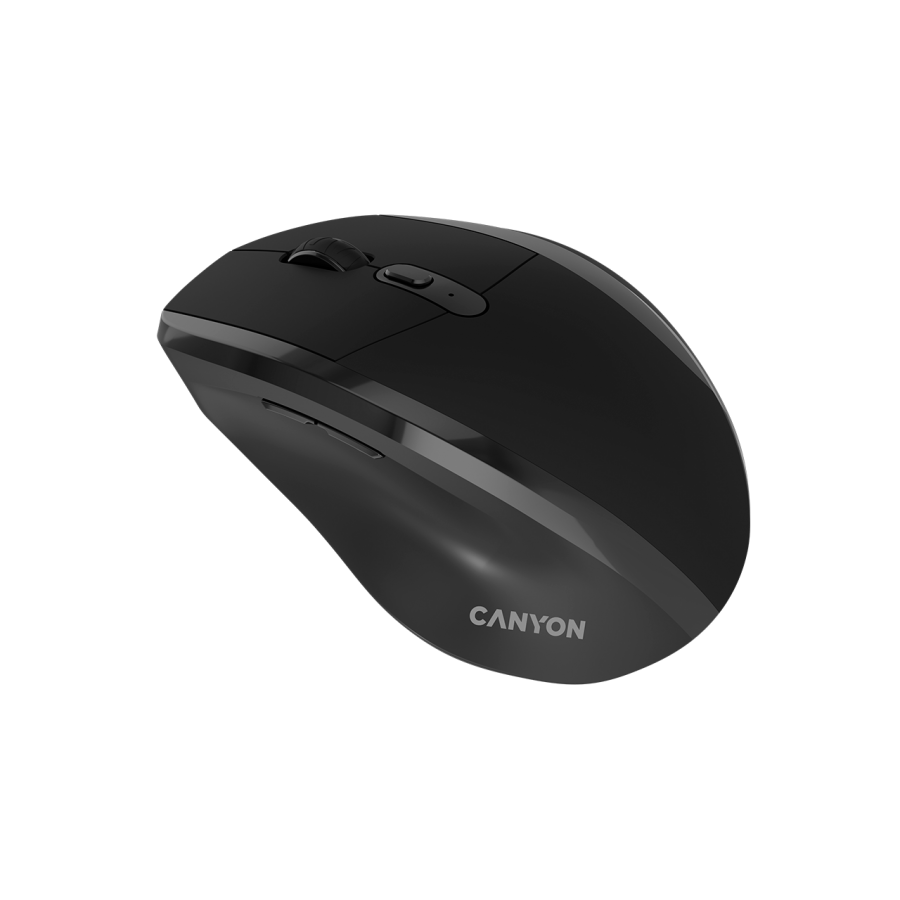 CANYON mouse OnClick 17 Ergonomic 6 buttons 1600DPI Wireless Black - slika 3