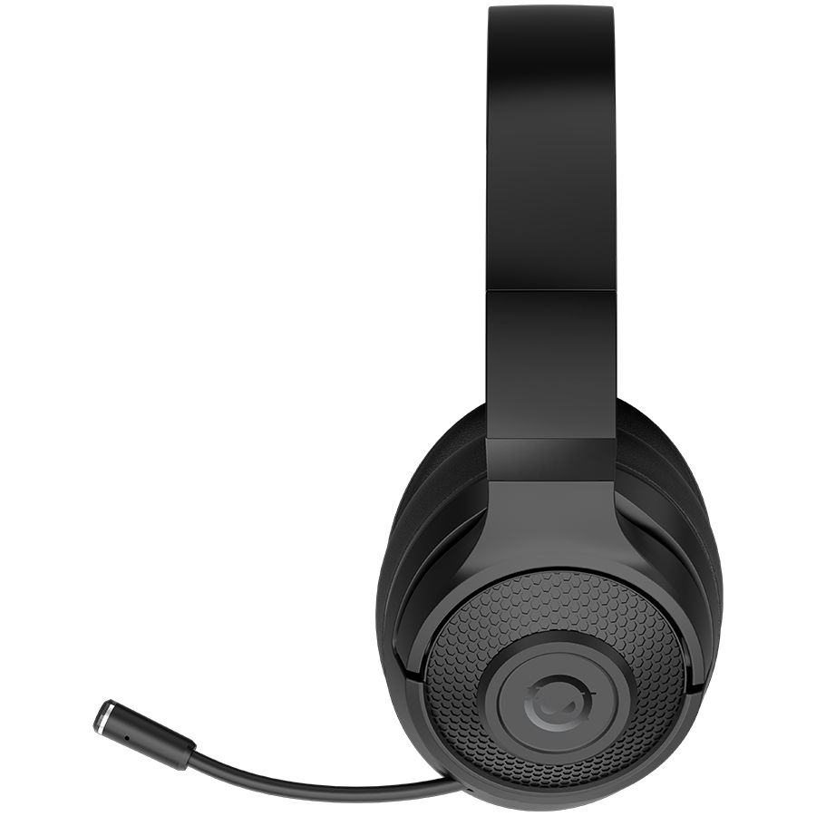 LORGAR Noah 500, Wireless Gaming headset with microphone, JL7006, BT 5.3, battery life up to 58 h (1000mAh), USB (C) charging cable (0.8m), 3.5 mm AUX cable (1.5m), size: 195*185*80mm, 0.24kg, black - slika 2