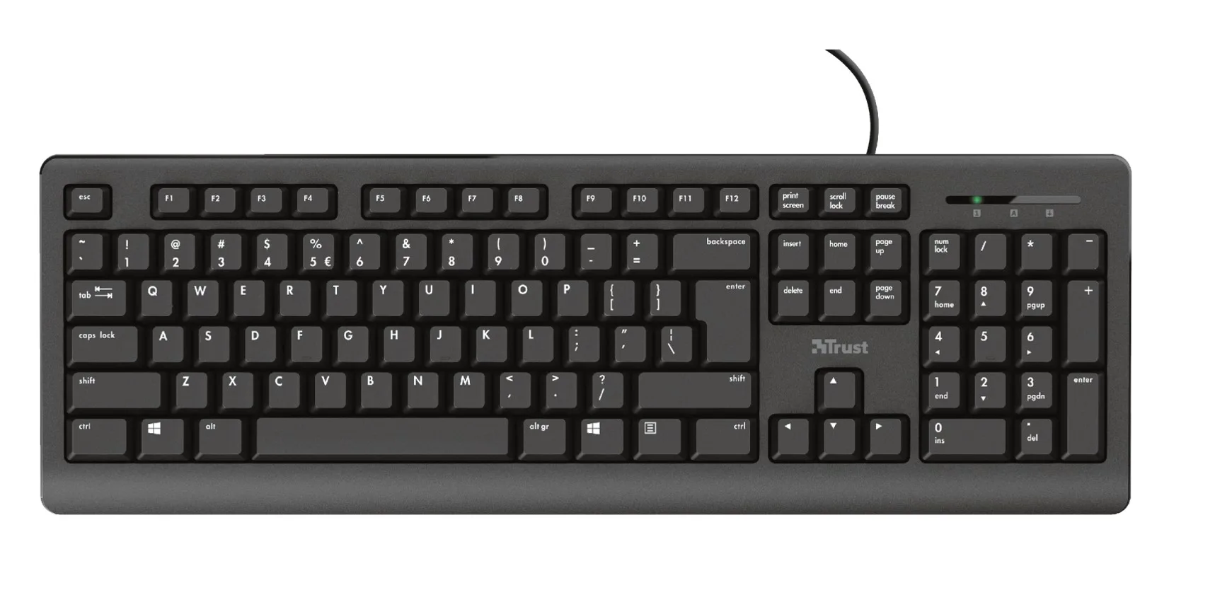 Trust Primo tastaturaBiH/HR/SRB layout, žičana,USB 2.0, spill-resistant dizajn - slika 2