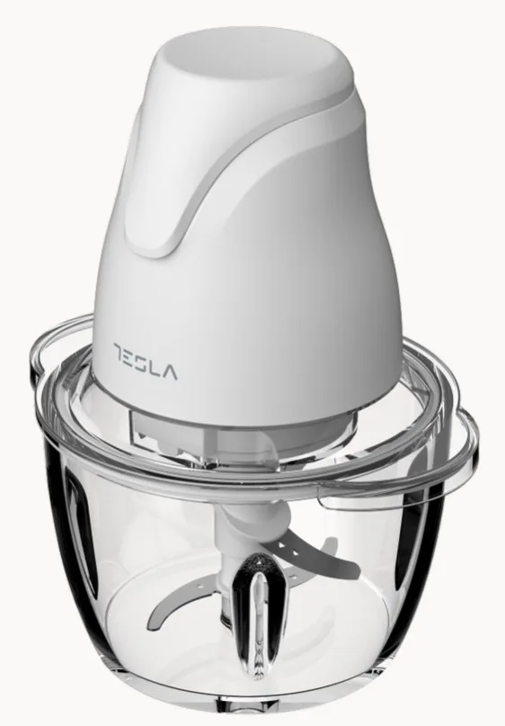 TESLA Sjeckalica FC302WSnaga 400 W; Kapacitet 1 L; 4 inox oštrice na 2 nivoa; staklena pos - slika 3