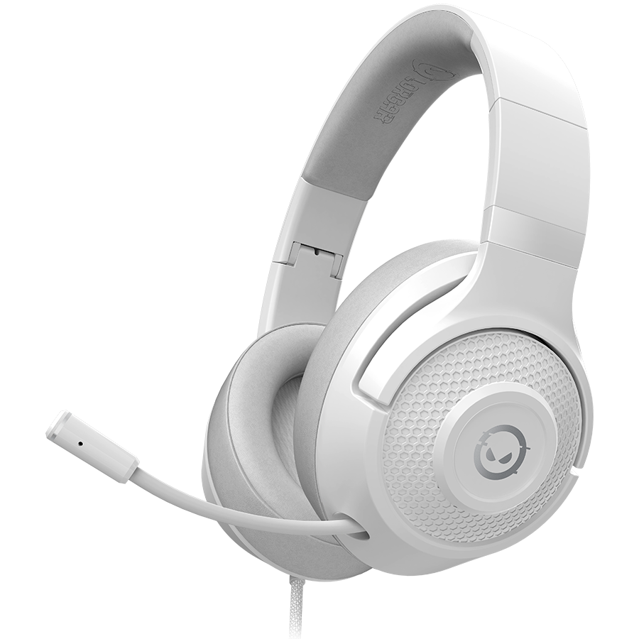 LORGAR Noah 101, Gaming headset with microphone, 3.5mm jack connection, cable length 2m, foldable design, PU leather ear pads, size: 185*195*80mm, 0.245kg, white - slika 2