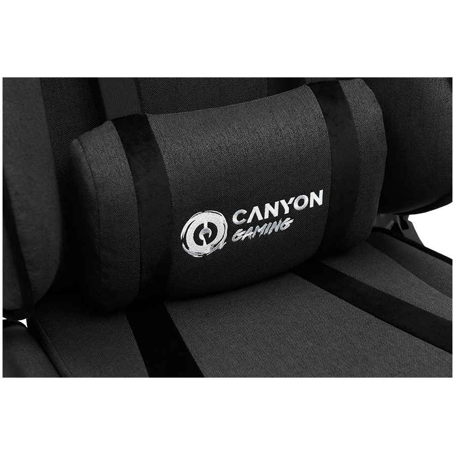 CANYON gaming chair Crest FCH01 Fabric Grey - slika 8
