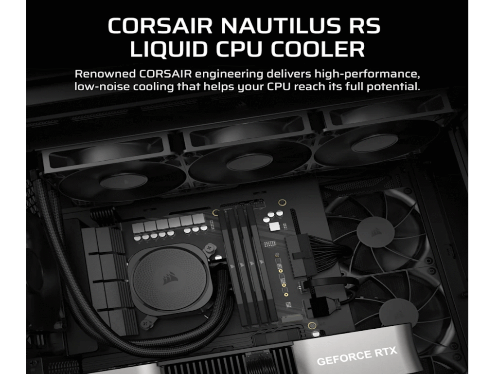 CORSAIR NAUTILUS 360 RS AIO Liquid CPU Cooler, 1851, 1700 AM5, AM4 - slika 4