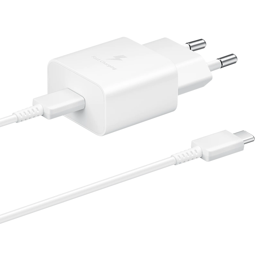 Samsung 15W Fast Charging USB-C Wall Charger White (cable included) - slika 2