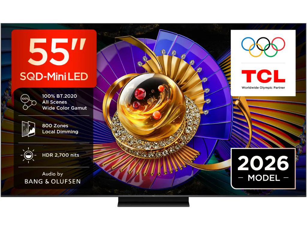 TCL 55"C7L 4K SQD-Mini LED;UHD 144Hz/288Hz FHD Google TV;B&O, 800 zones, 2700 nits - slika 3