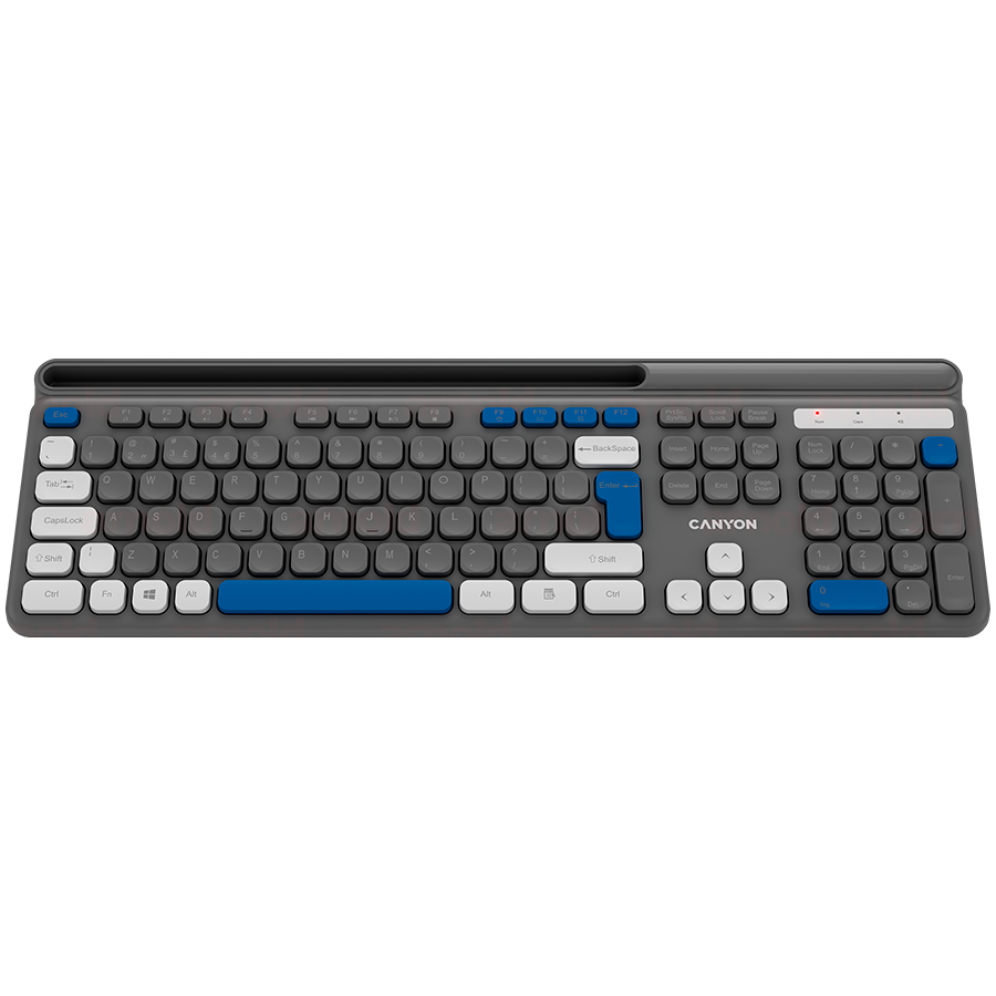 CANYON keyboard HKB-W03 EN AAA Wireless Grey - slika 2