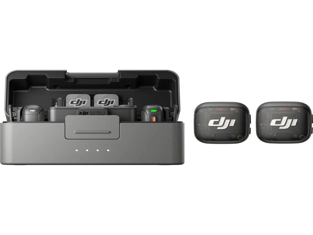 DJI Mic 3 (2TX+1RX+CC)mikrofon, prenos zvuka do 250m5.5h snimanja,48kHz 24 zvuk,OLED zaslon - slika 3