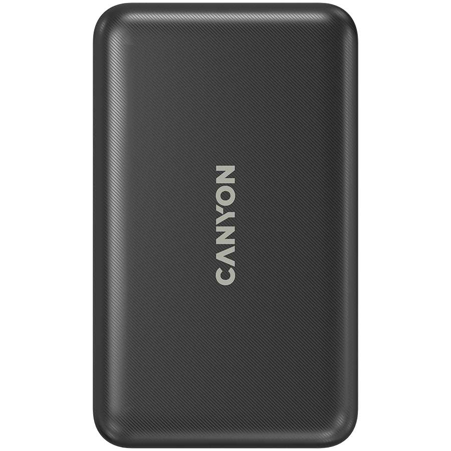 CANYON power bank PB-1001 10000 mAh PD 18W QC 3.0 Wireless 10W Black