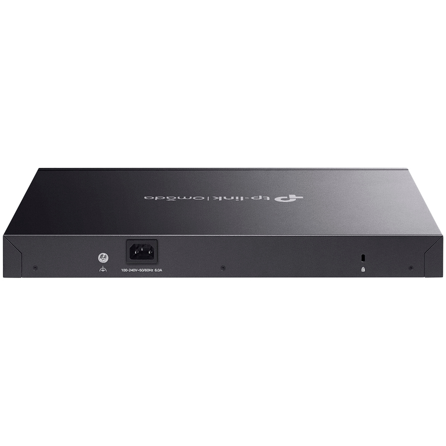 TP-Link ES228GMP Omada 28-Port Gigabit Easy Managed Switch with 24-Port PoE+, 24x Gigabit PoE+ Ports, 2x Gigabit Non-PoE Ports, 2x Gigabit SFP Ports, 384W PoE Power, 1U 19-inch Rack-mountable Steel Ca - slika 4