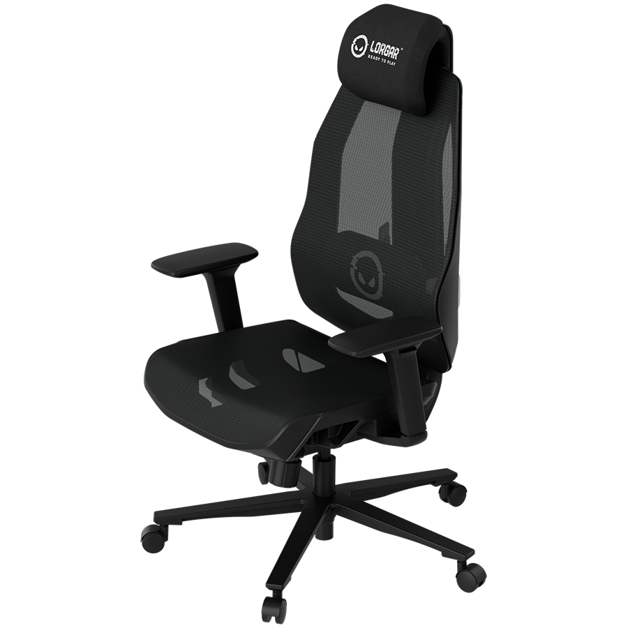 LORGAR CHP51 Mesh Gaming Chair Pro Multi-adjastable Black/White - slika 4