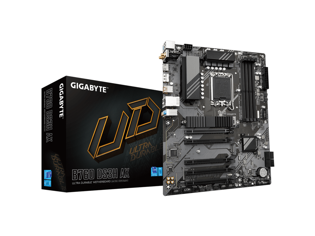 Gigabyte MB B760 DS3H AX DDR5LGA1700; 4xDDR5; 2xM.2, 4xSATA6xUSB; HDMI, DP; WIFI; ATX - slika 4