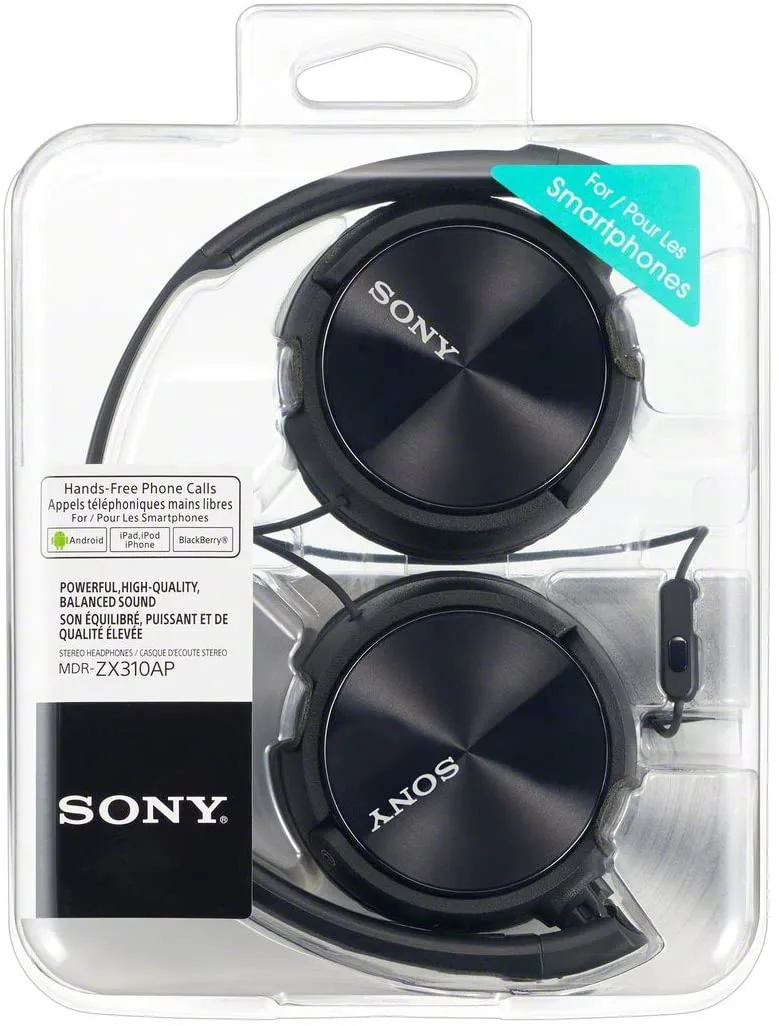 Sony slusalice MDR-ZX310 crneNaglavne - slika 3