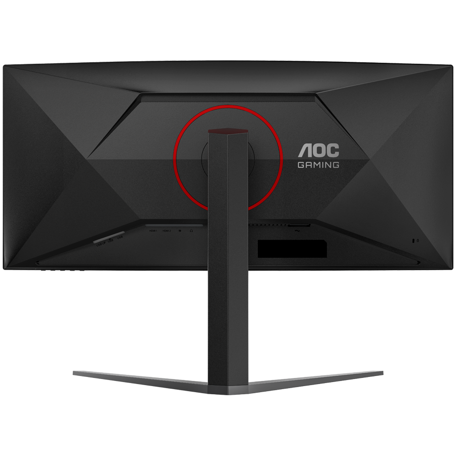 AOC Monitor Gaming CU34G4Z 34" Curved Fast VA, WQHD 3440x1440, 240Hz, 1500R, 1ms, DisplayHDR 400, Adaptive Sync, 2x HDMI 2.1, 1x DP 1.4, USB hub, Ergonomic - slika 4
