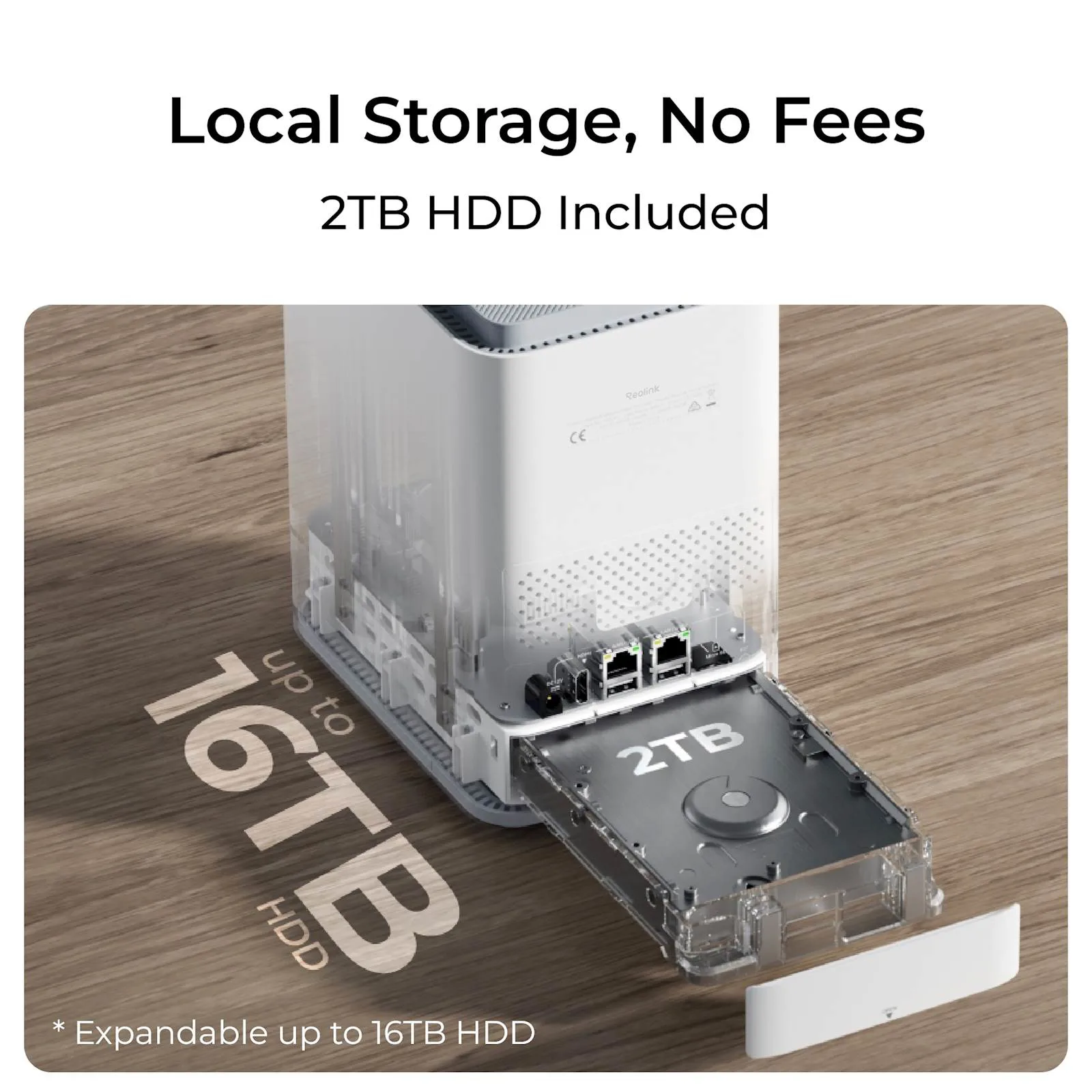 Reolink Home Hub P1 2TB disk, do 24 kamere/12 POE, WI-FI 6 - slika 2