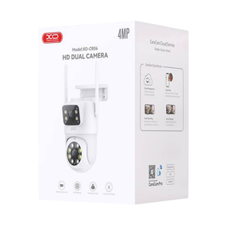 XO CR06 400W Pixel Dual Screen Outdoor Dome Kamera (2.4g Wireless WiFi+BT) - slika 3