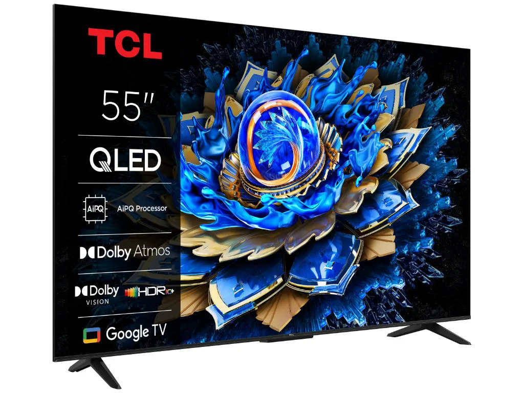 TCL 55"T69C 4K QLED Google TV60Hz (120Hz FHD), Dolby Atmos;Dolby Vision, Onkyo 2.0, 350 nits - slika 4