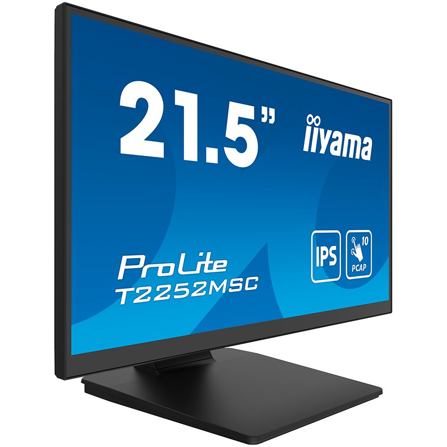 IIYAMA Monitor LED T2252MSC-B2 21.5" IPS TOUCH Capacitive 1920 x 1080, 250 cd/m², 1000:1, 5ms, Touch points 10, Touch method stylus, finger, glove, Touch interface	USB, HDMI x1, DisplayPort x1, Speake - slika 3