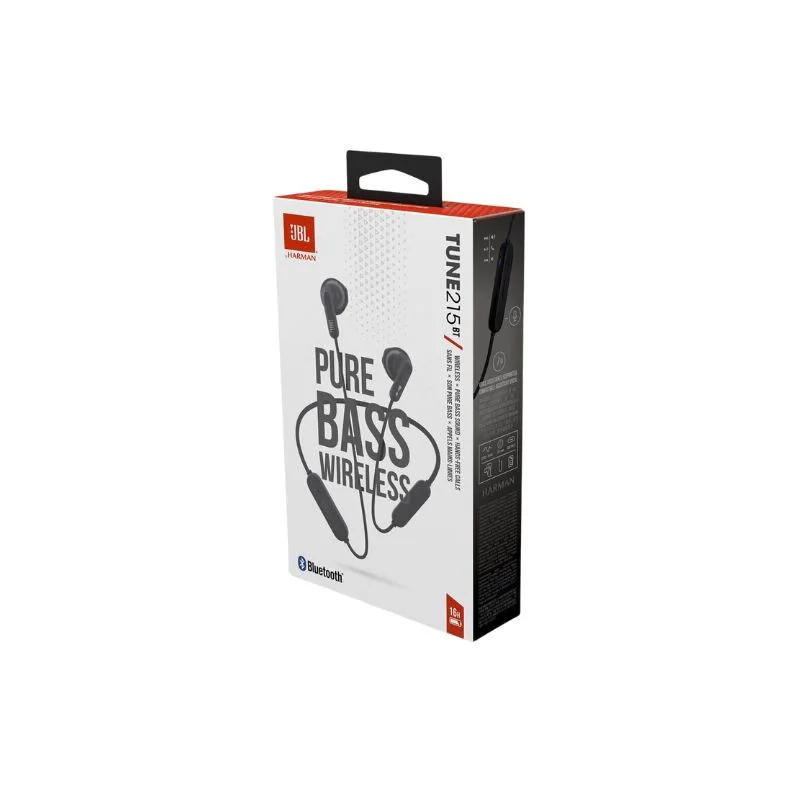 JBL TUNE 215 BT Wireless Earbuds Bluetooth slusalice Black - slika 3