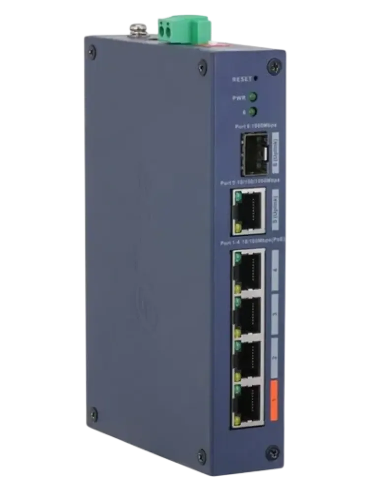 Dahua 6-Port Cloud Managed Hardened Switch with 4-Port PoE CHS4106-4ET-60