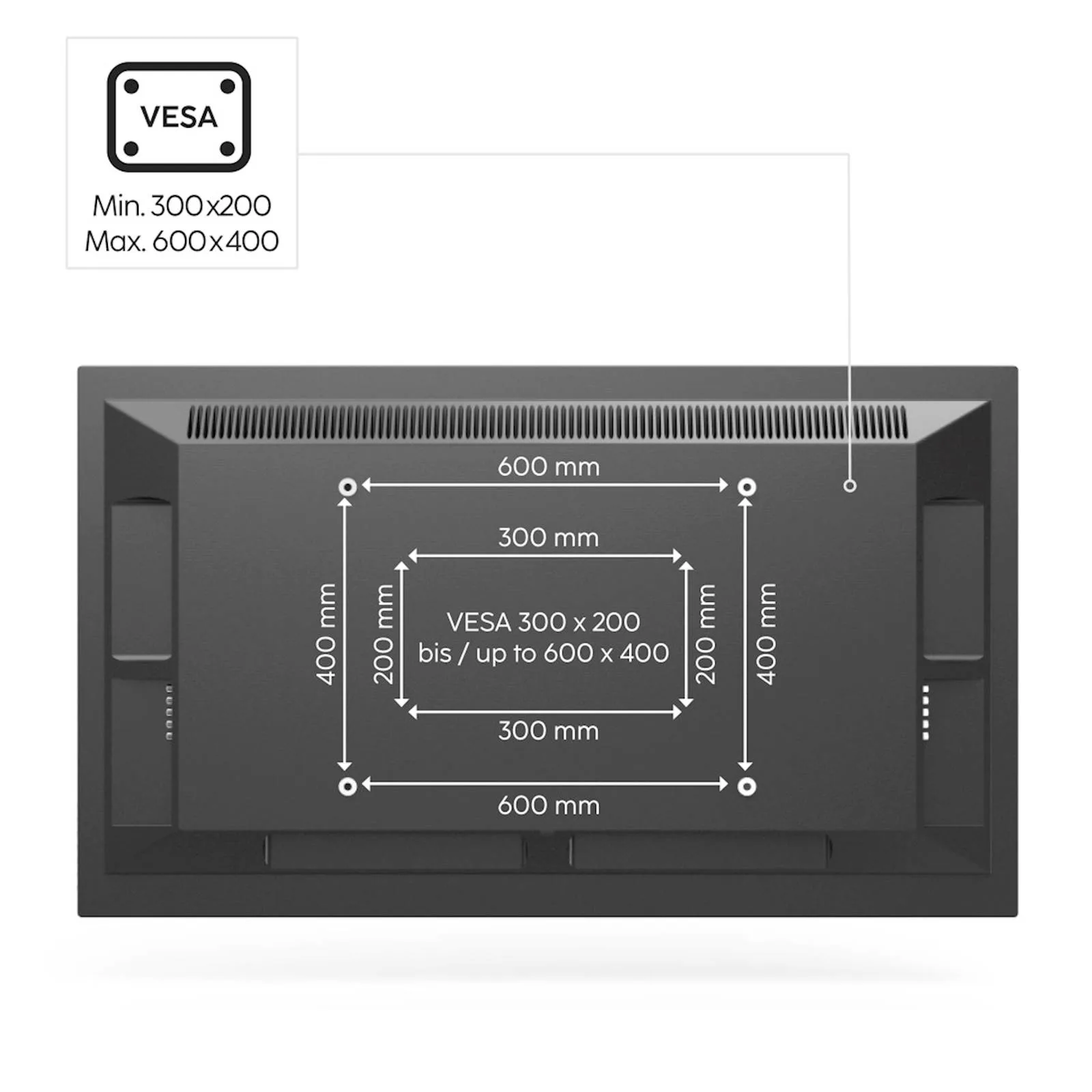 NOSAČ HAMA FIX ZA TV, 65IN, 3 STAR, CRNI - slika 7